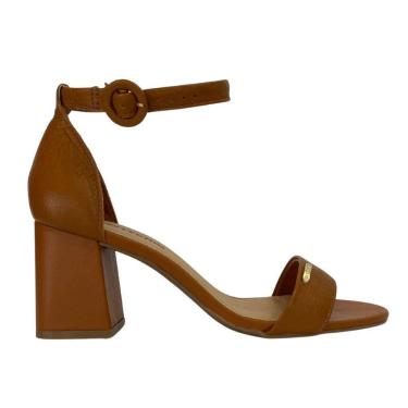 Imagem de Sandália Bottero 372001 Feminino Caramelo casual salto