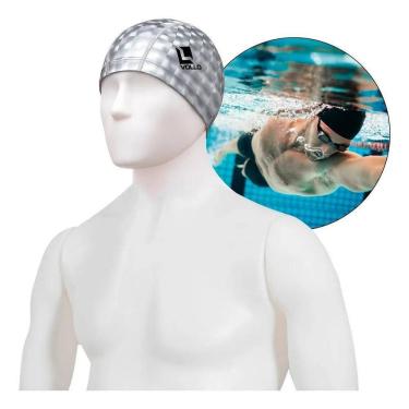 Imagem de Touca De Natação Pu Swimming Caps Toca Vn401 Vollo Cor Prata