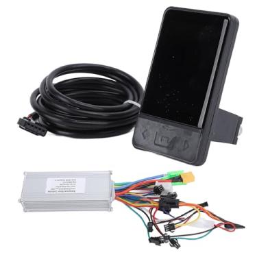 Imagem de ZAWELIYO Kit de controlador de bicicleta elétrica de 500 W, 36 V 48 V 60 V 28 A controlador de motor sem escova com ecrã LCD TFT G31 para atualização de
