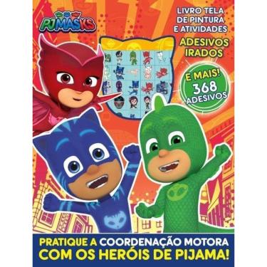 Imagem de PJ Masks Livro Tela de Pintura e Atividades