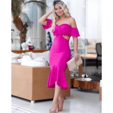 Imagem de Vestido Malu rosa - Vestido Malu rosa f-600
