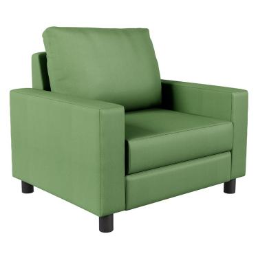 Imagem de Poltrona Decorativa Para Sala De Estar E Recepção Malta L02 Facto Verde Musgo - Lyam Decor