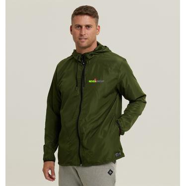 Imagem de Jaqueta Corta Vento Masculino Impermeável WSS Brasil Gym Never Give Up