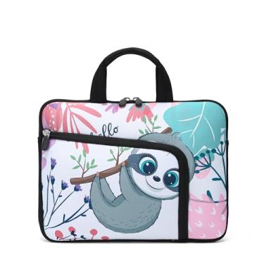 Imagem de Capa para laptop de 11,6 polegadas 12,2 polegadas Chromebook capa para notebook mangas de neoprene bolsa com alça para homens e mulheres, dois bolsos serve para Apple MacBook Air Samsung Acer HP