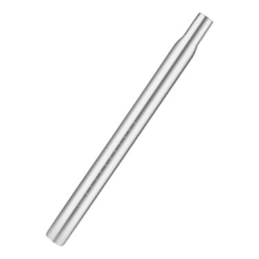 Imagem de Colaxi Canote de selim de bicicleta de liga leve com marcas de altura resistente para bicicletas urbanas de fácil instalação comprimento 350 mm, 28.6mmx350mm