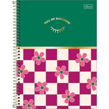 Imagem de Caderno Espiral Capa Dura Universitário 1m Check Pop 80 Folhas 342734 TILIBRA
