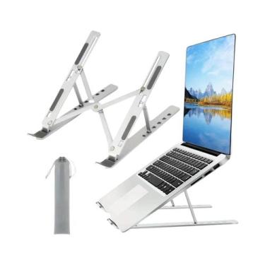 Imagem de Suporte Ajustável E Dobrável Para Laptop Em ABS, Base De Suporte Para 