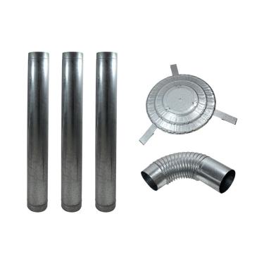 Imagem de Kit Para Chaminé Fz 130 Mm - 5 Pçs - Fp