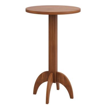 Imagem de Mesa Decorativa Bistrô Dionísio 65x65 Redondo Imbuia