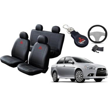 Imagem de Capa de couro para o banco Lancer Gt 2010-2019 proteção impermeável