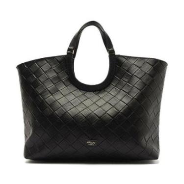 Imagem de Bolsa Trama Luxo Couro Lançamento Arezzo-Feminino