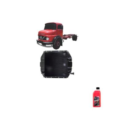 Imagem de Kit Radiador MB 1113/1313/1513/2013/2213 + Aditivo Radiador Paraflu Rosa 1L