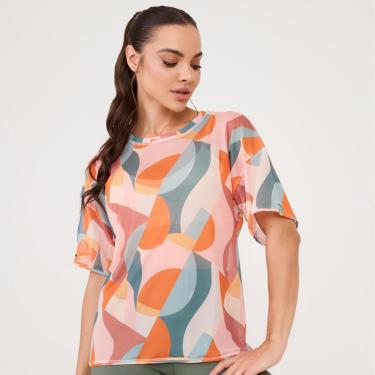 Imagem de Blusão de Tule Estampa Blossom Com Fita de Silicone Donna Carioca-Feminino