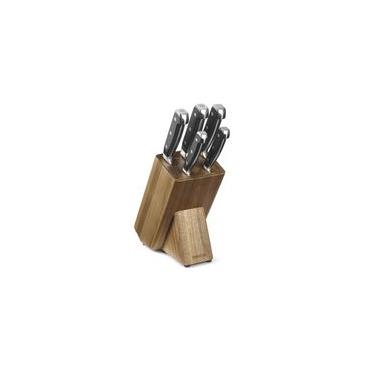 Imagem de Cepo Chef Kitchen Com 5 Facas - Mundial