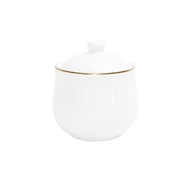 Imagem de Açucareiro Royal Em Porcelana Com Borda Dourada 300Ml - Hauskraft
