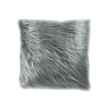 Imagem de Almofada De Pelo Sintético Cinza 60Cm - Decortextil NA