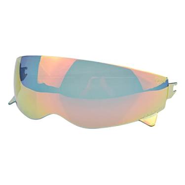 Imagem de Lente de capacete motocicleta substituta para Scorpion EXO Retro Wind Premium PC Anti-UV Anti-Fumaca Anti-Risco Fácil instalar e Desempenho confiável Longevidade superior