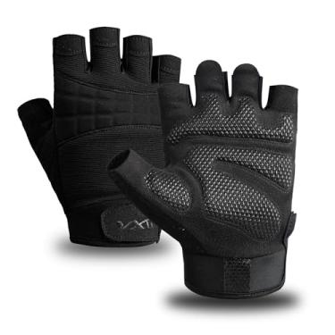 Imagem de Luvas de treino VWX para homens e mulheres, palma de gel antiderrapante para academia, levantamento de peso, ciclismo, exercícios com tecido respirável e absorvente de suor (2GG)