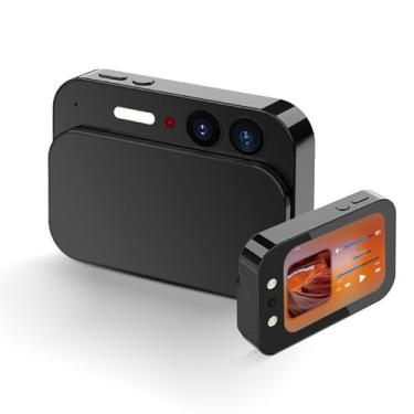 Imagem de Zyyini Câmera Digital 4K para Fotografia, Câmera de Vídeo Vlog de 64 MP, Tela Sensível Ao Toque HD de 2,8 Polegadas, Tampa Deslizante, Temporizador Automático de Selfie de Beleza, (Preto)