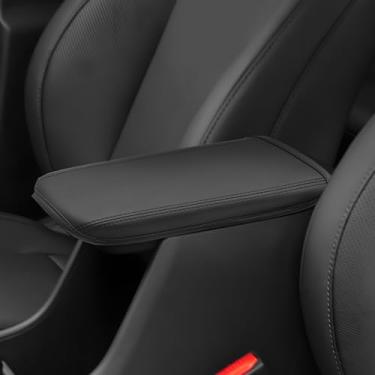 Imagem de SXCY Capa para apoio de braço Hyundai Kona 2024 2025 para acessórios Kona 2024 2025 2024 2025 Capa de console central Kona para console central 2024 2025 Hyundai Kona Capa de apoio de braço (couro de