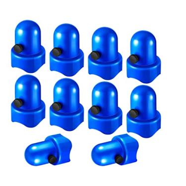 Imagem de 10 Peças de Tampas Protetor Trampolim com Parafuso Polegar para Rede