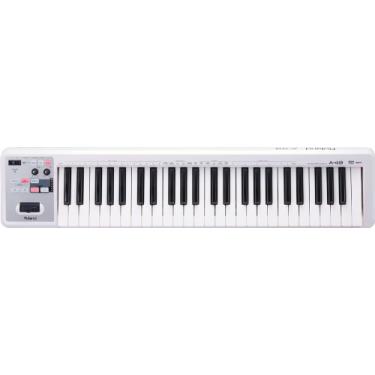Imagem de Roland A-49-WH Controlador MIDI USB com 49 Teclas – Versão Branca