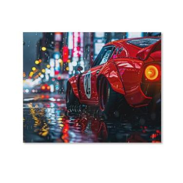 Imagem de HouLaiZhe Modificação Cultura Jdm Carro 350z Cartazes Esportivos Tela Estética Decoração de Quarto Pintura de Parede Impressões Sala de Galeria Decoração de Parede para Quarto Sala de Estar Escritório