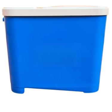 Imagem de Porta Ração 15kg com Pá Dosadora para Cães e Gatos – Container Hermético Antiformigas(AZUL 15kg)