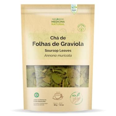 Imagem de Chá de Graviola, Qualidade Premium, Medicina Natural, 50g
