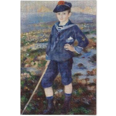 Imagem de Quebra-cabeças Auguste Renoir para adultos, 1000 peças, arte floral de animais engraçados, quebra-cabeças, personalizados, amigos, família, jogos, presentes, 75 x 50 cm