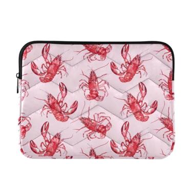 Imagem de Bolsa de trabalho feminina de lagosta vermelha para laptop, bolsas de trabalho grandes para mulheres, bolsa de trabalho feminina