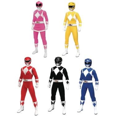 Imagem de Bonecos Power Rangers Mighty Morphin 1/12 Fantástico Quatro Deluxe Conjunto de Caixa de Aço 16-17 cm