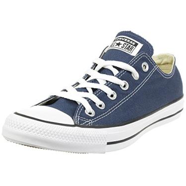 Imagem de Converse Chuck Taylor All Star Tênis de cano baixo, Azul marino, 13.5 Women/11.5 Men