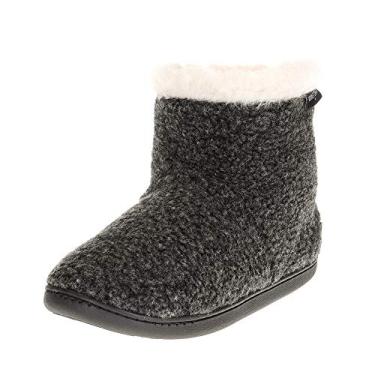 Imagem de Minnetonka Pantufa feminina Betty, Charcoal, Medium