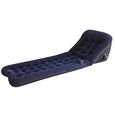 Imagem de Colchão de Dormir Portátil Inflável Ultraleve Flocado Almofada Ar Tapete Camping para Cama Automática