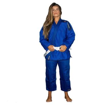 Imagem de Kimono Jiu Jitsu Trançado Flex - Adulto - Azul - Unissex - Torah-Unissex