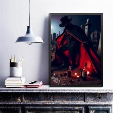 Imagem de Quadro Umbanda Exu Marabô 33X24Cm