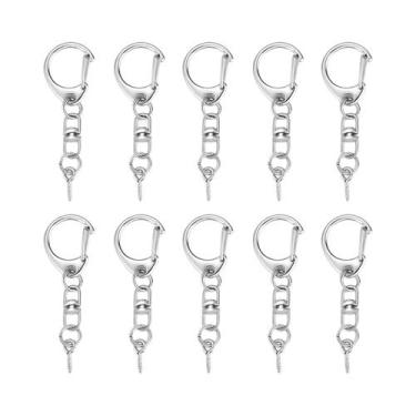 Imagem de Conector Em Forma De C Para Chaveiro Com Fecho Lagosta, 510 Peças, Ace