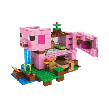 Imagem de Brinquedo Educacional De Blocos De Montar Para Crianças 387PCS Casa Do