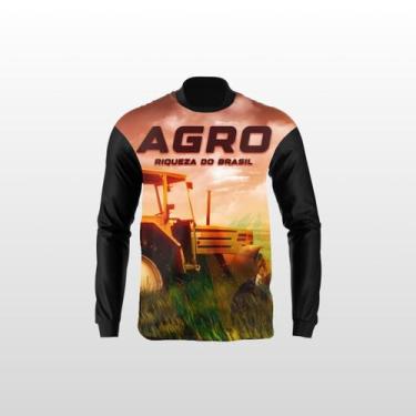 Imagem de Camisa Masculina Agro Dry Bruto Fazenda Pecuária Proteçao Solar - MT C