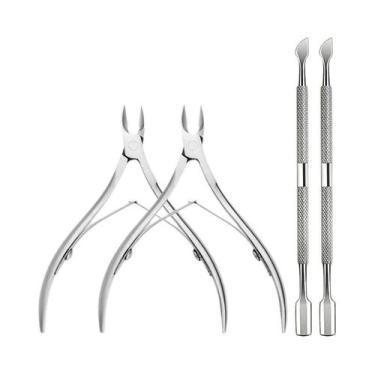 Imagem de Cortador De Unhas Em Aço Inoxidável, Tesoura E Alicate Multifuncional,