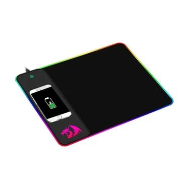 Imagem de Mousepad Gamer Redragon Crater, Qi Wireless, RGB, M P028 Speed, 400x300x9mm - P028