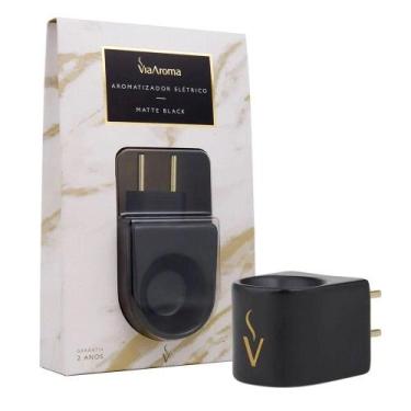 Imagem de Aromatizador Elétrico Bivolt Matte Black Via Aroma 7898501767026