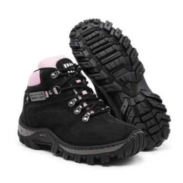 Imagem de Bota Coturno Adventure Feminina DZ Couro Legitimo Leve Conforto Resistente Dia a Dia-Feminino