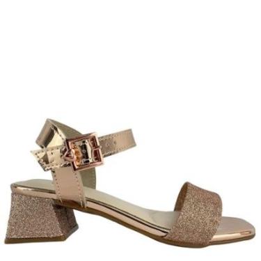 Imagem de Sandália Infantil Molekinha Salto Baixo Menina-Feminino