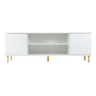Imagem de Rack Ditália 2 Portas R-634 Branco - DITÁLIA MÓVEIS