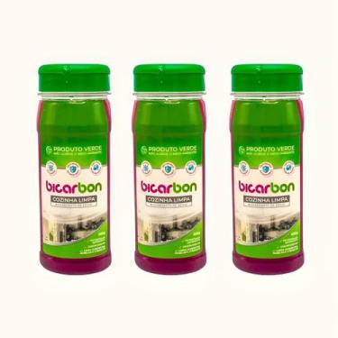 Imagem de Kit 3x: Bicarbonato De Sódio Cozinha Limpa Bicarbon 600g