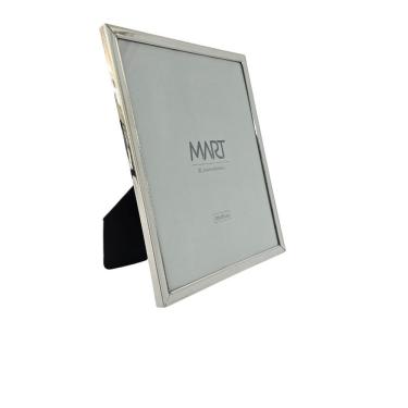 Imagem de Porta Retrato Metal Prata - Borda Slim 20 X 25cm