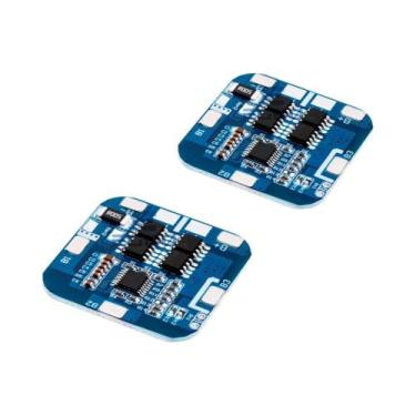 Imagem de Placa De Proteção De Bateria LiFePO4 12.8V 10A Para Células 18650, Mód