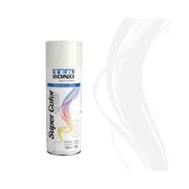 Imagem de Branco brilhante 350ml tekbond spray tinta aerossol alto brilho acabam